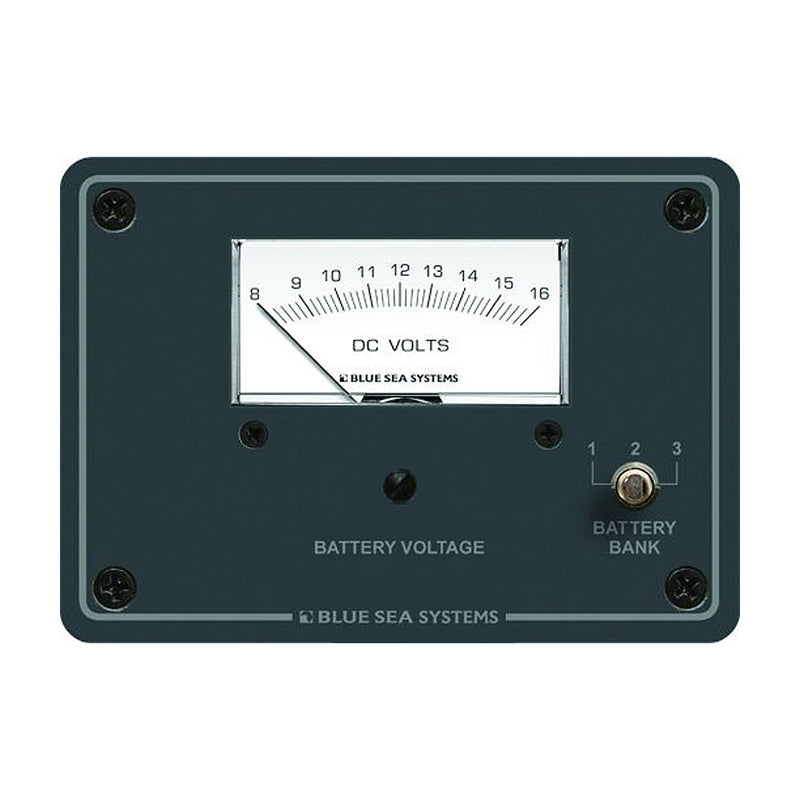 Blue Sea 8015 DC Analog Voltmeter w-Panel