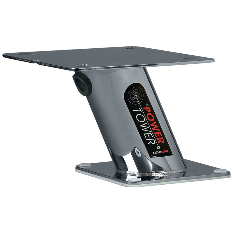 Scanstrut SPT1002 - Stainless Steel PowerTower® Radar Mount - 6" Aft Leaning