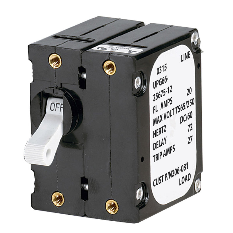 Paneltronics 'A' Frame Magnetic Circuit Breaker - 5 Amps - Double Pole