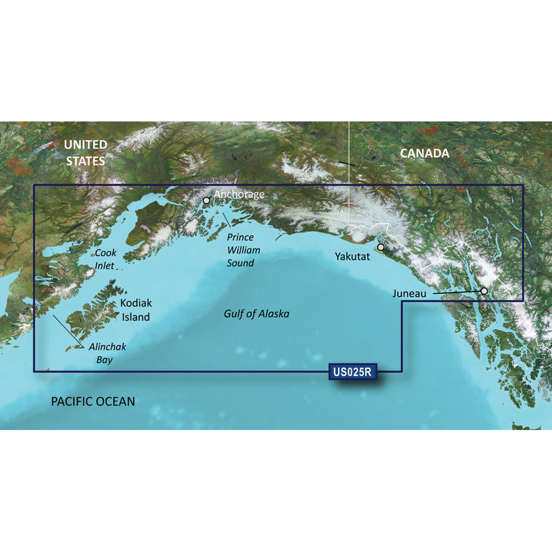 Garmin BlueChart® g3 Vision® HD - VUS025R - Anchorage - Juneau - microSD™-SD™