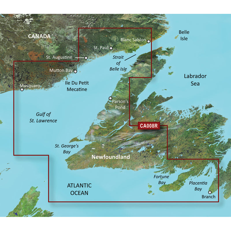 Garmin BlueChart® g3 Vision® HD - VCA008R - Newfoundland West - microSD™-SD™