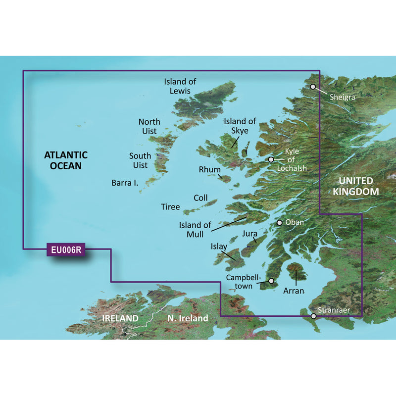 Garmin BlueChart® g3 Vision® HD - VEU006R - Scotland, West Coast - microSD™-SD™