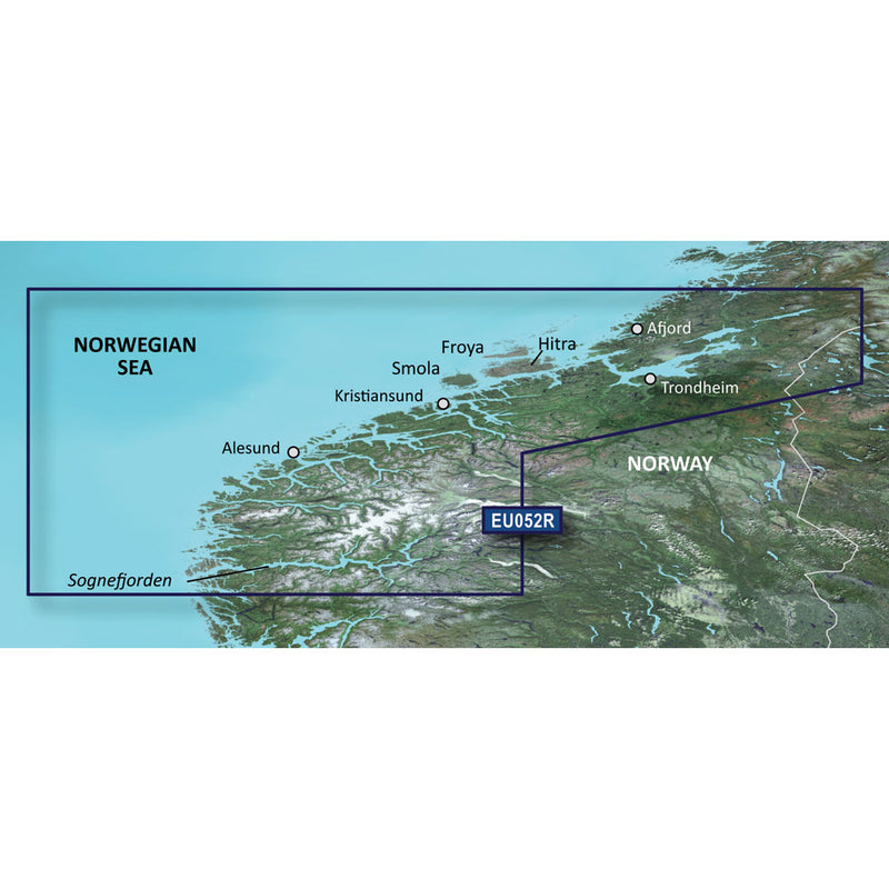 Garmin BlueChart® g3 Vision® HD - VEU052R - Sognefjorden - Svefjorden - microSD™-SD™