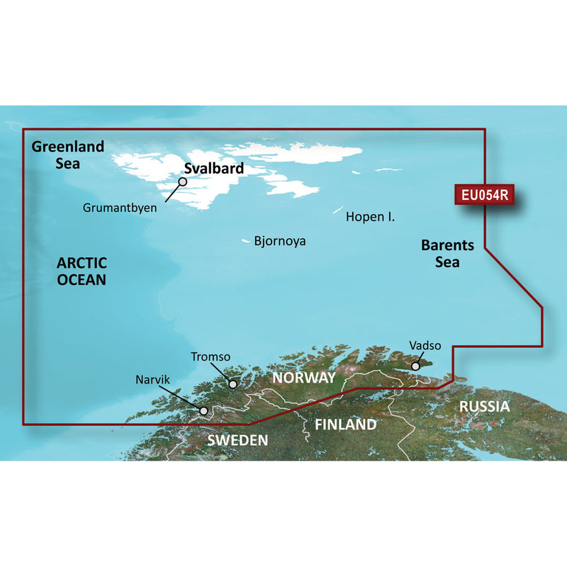 Garmin BlueChart® g3 Vision® HD - VEU054R - Vestfjd-Svalbard-Varanger - microSD™-SD™