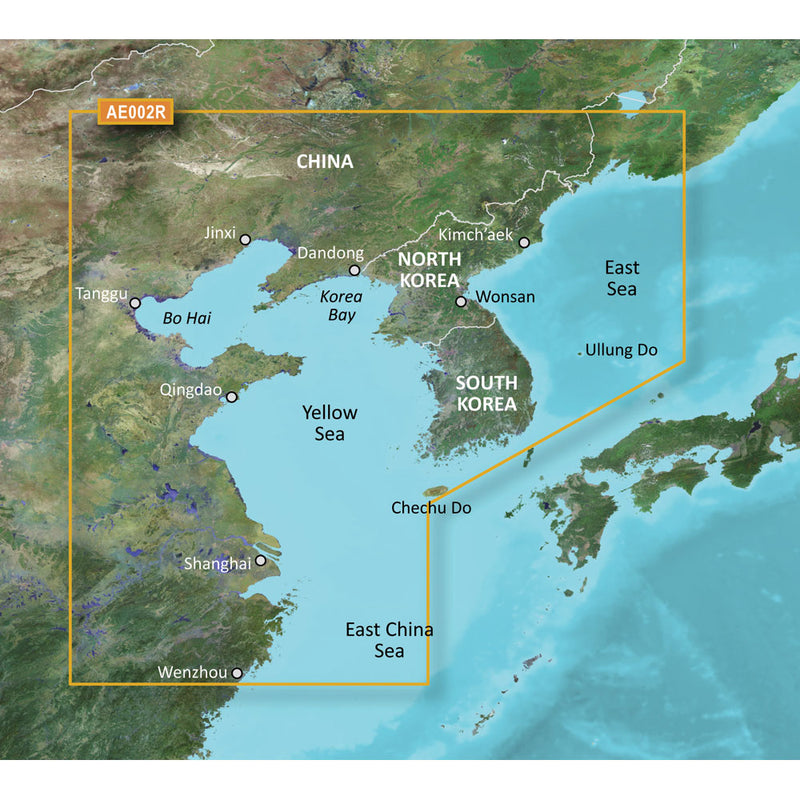 Garmin BlueChart® g3 Vision® HD - VAE002R - Yellow Sea - microSD™-SD™