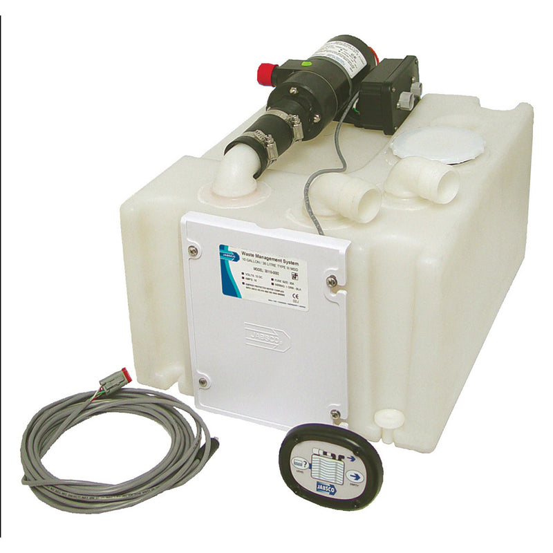 Jabsco Waste Management System w-Holding Tank & 12V Pump