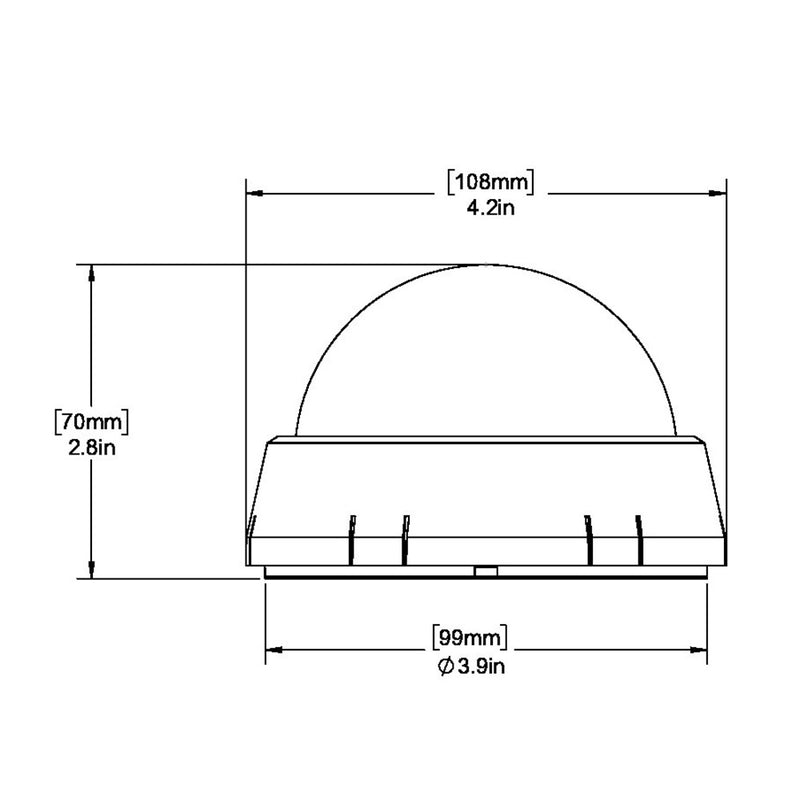 Ritchie XP-98W X-Port Tactician Compass - Surface Mount - White