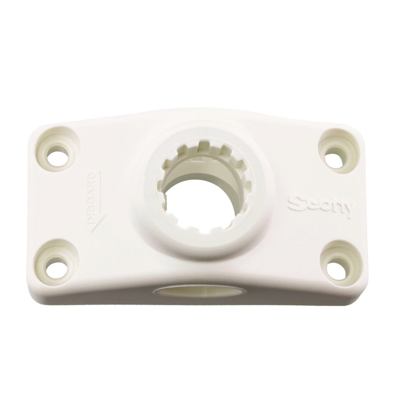 Scotty Combination Side - Deck Mount - White