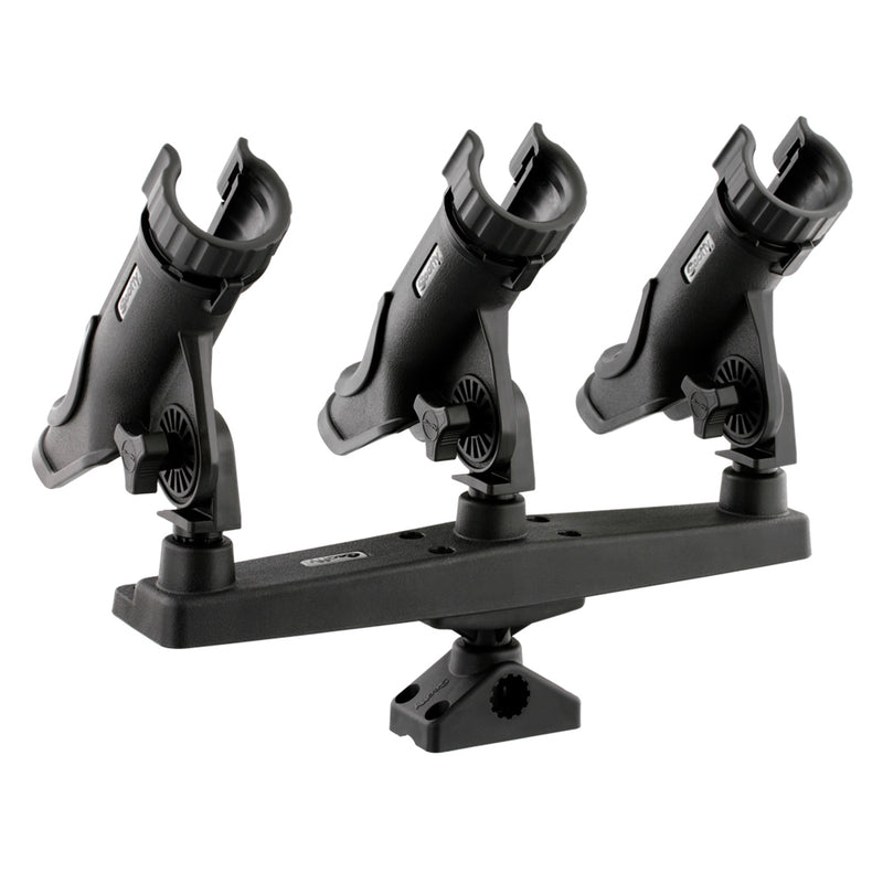 Scotty Triple Rod Holder w-3 230 Power Lock Rod Holders