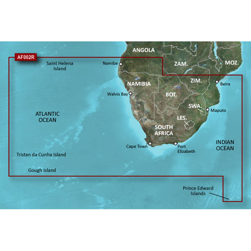 Garmin BlueChart® g3 HD - HXAF002R - South Africa - microSD™-SD™