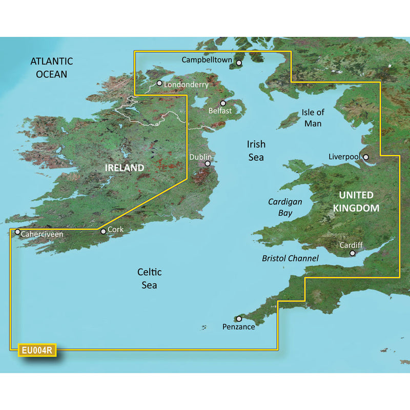 Garmin BlueChart® g3 HD - HXEU004R - Irish Sea - microSD™-SD™