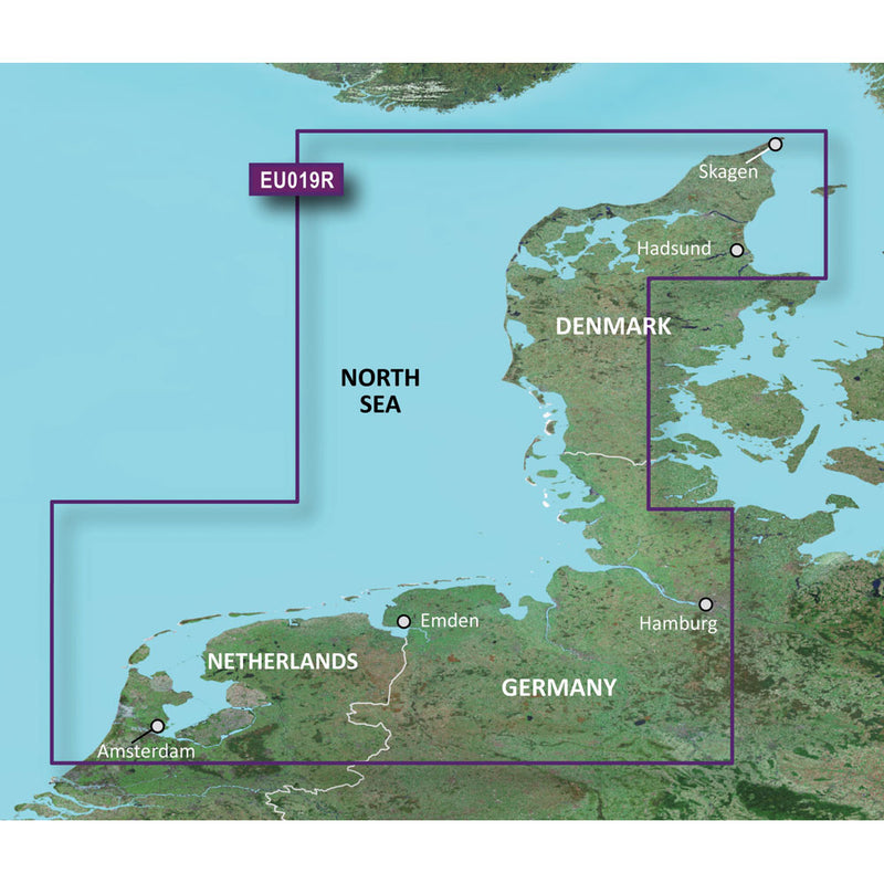 Garmin BlueChart® g3 HD - HXEU019R - Alborg to Amsterdam - microSD™-SD™