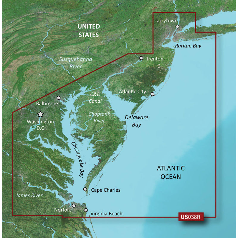 Garmin BlueChart® g3 Vision® HD - VUS038R - New York - Chesapeake - microSD™-SD™