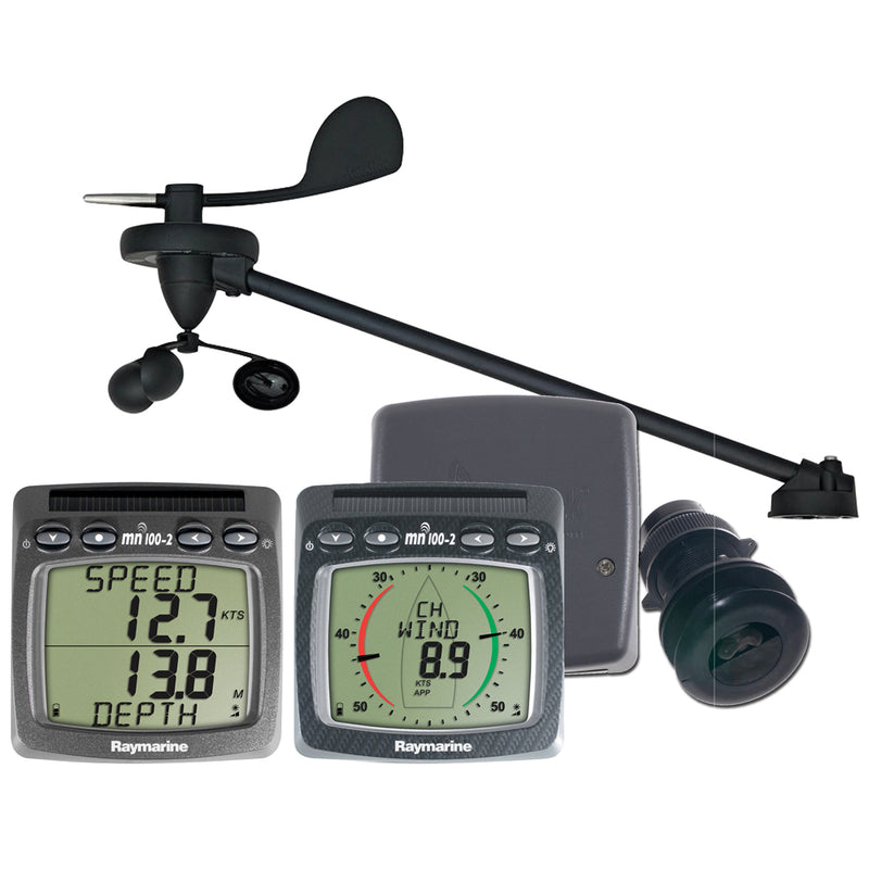 Raymarine Wireless Wind, Speed & Depth System w-Triducer