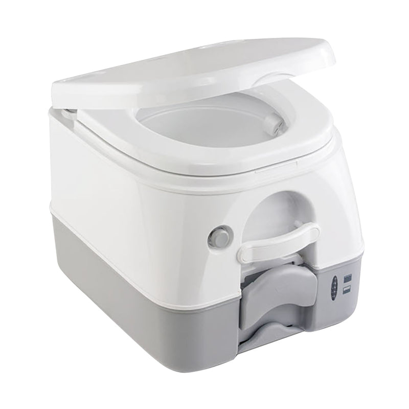 Dometic 974 Portable Toilet w-Mounting Brackets -2.6 Gallon - Grey