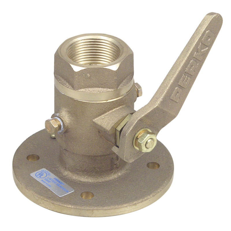 Perko 1-1-4" Seacock Ball Valve Bronze MADE IN THE USA