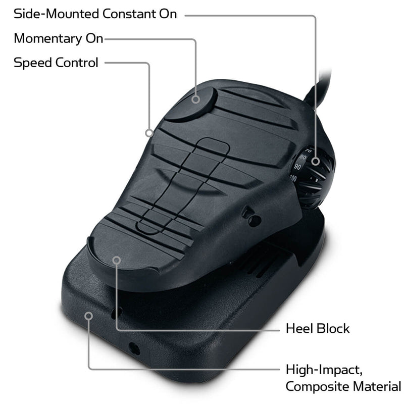 Minn Kota Edge 55 - Latch & Door - Foot Control - 12V-55lb-45"