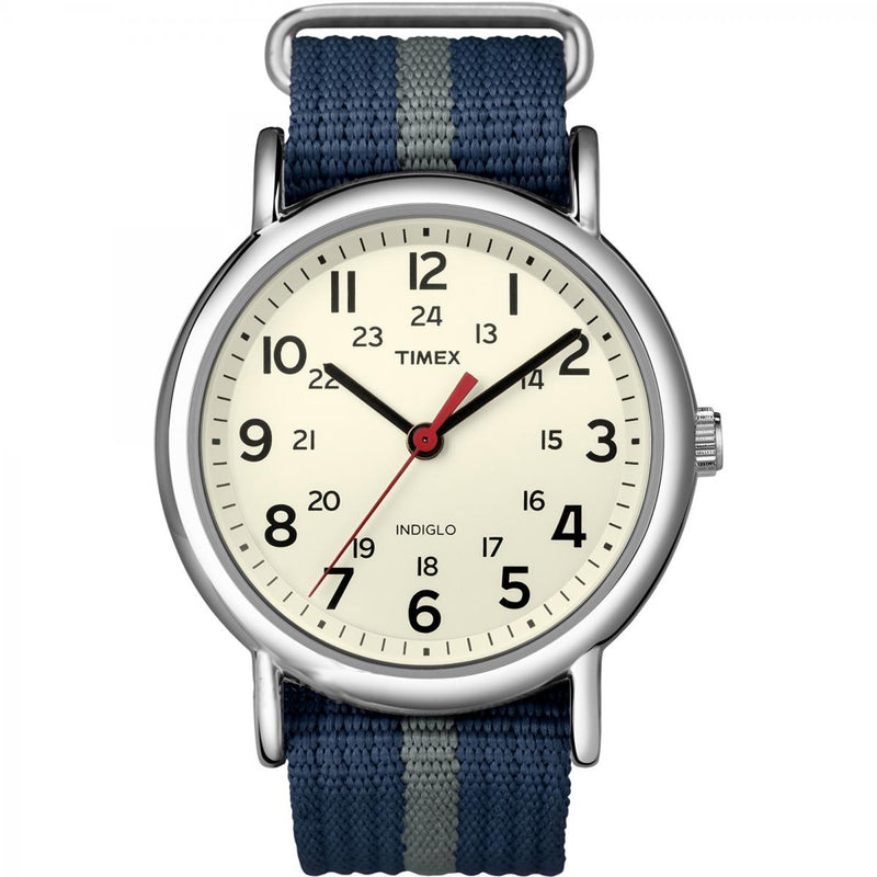 Timex Weekender® Slip-Thru Watch - Navy-Grey