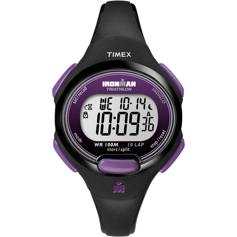 Timex IRONMAN® 10-Lap Watch - Mid-Size - Purple-Black