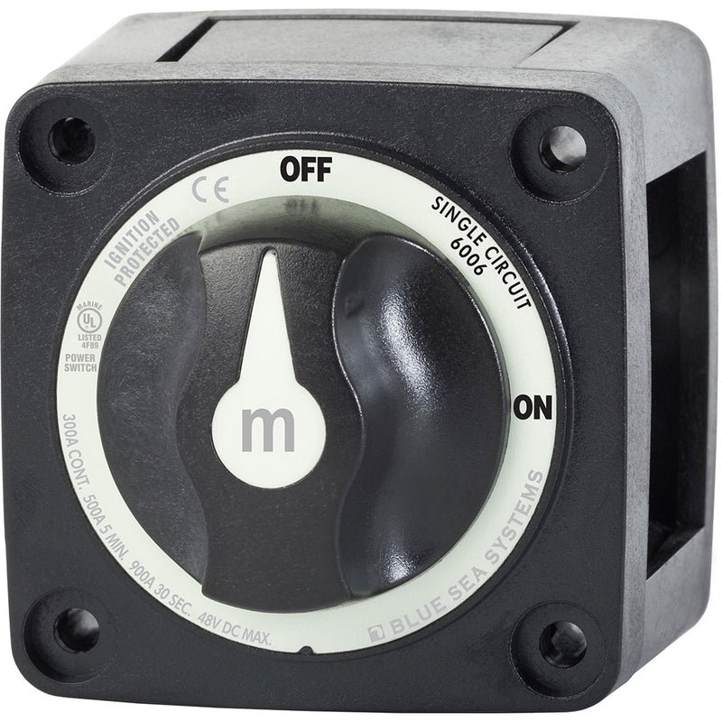 Blue Sea 6006200 Battery Switch Mini ON-OFF - Black