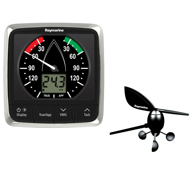 Raymarine i60 Wind Display System w-Masthead Wind Vane Transducer