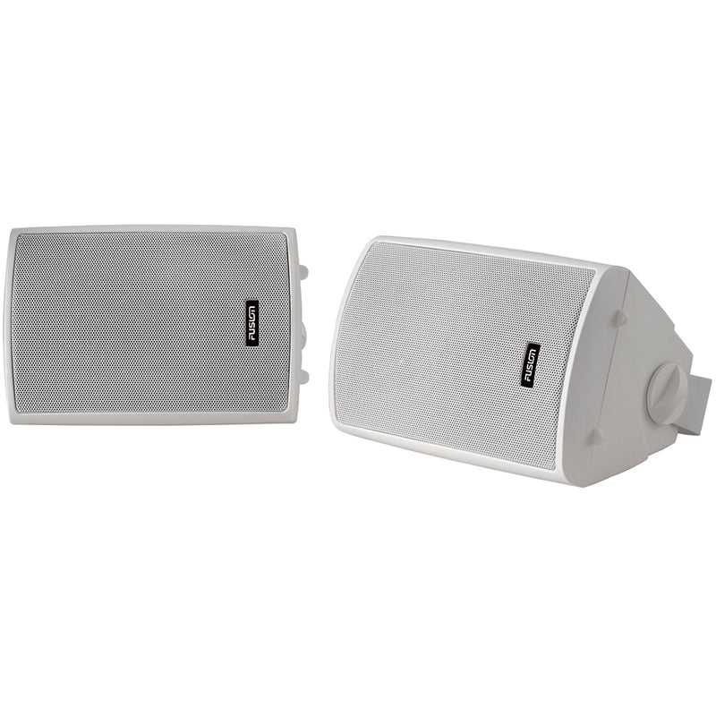 FUSION 4" Compact Marine Box Speakers - (Pair) White