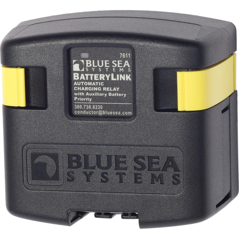 Blue Sea 7611 DC BatteryLink™ Automatic Charging Relay - 120 Amp w-Auxiliary Battery Charging