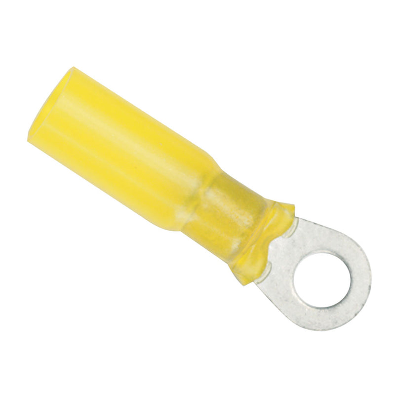 Ancor 12-10 Gauge - 3-8" Heat Shrink Ring Terminal - 100-Pack