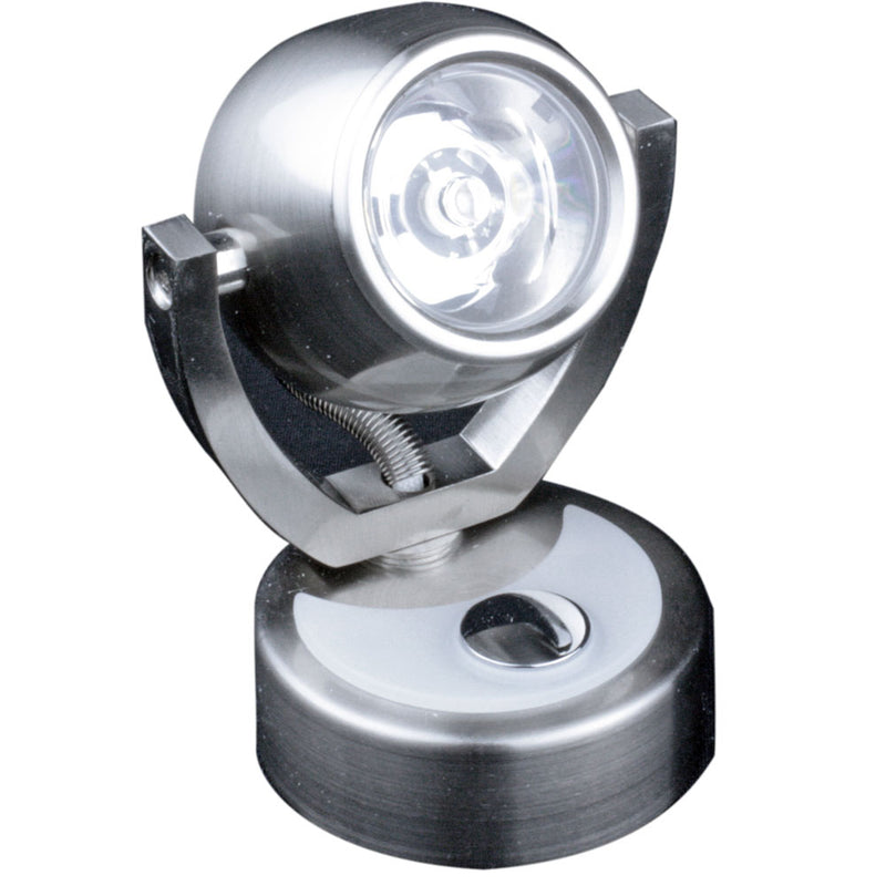 Lunasea Wall Mount LED Light w-Touch Dimming - Warm White-Brushed Nickel Finish - Rotating Light