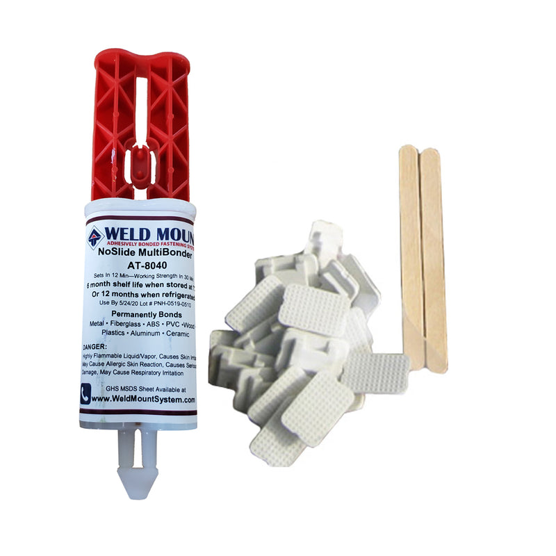 Weld Mount Retail Wire Tie Kit w-AT-8040 Adhesive