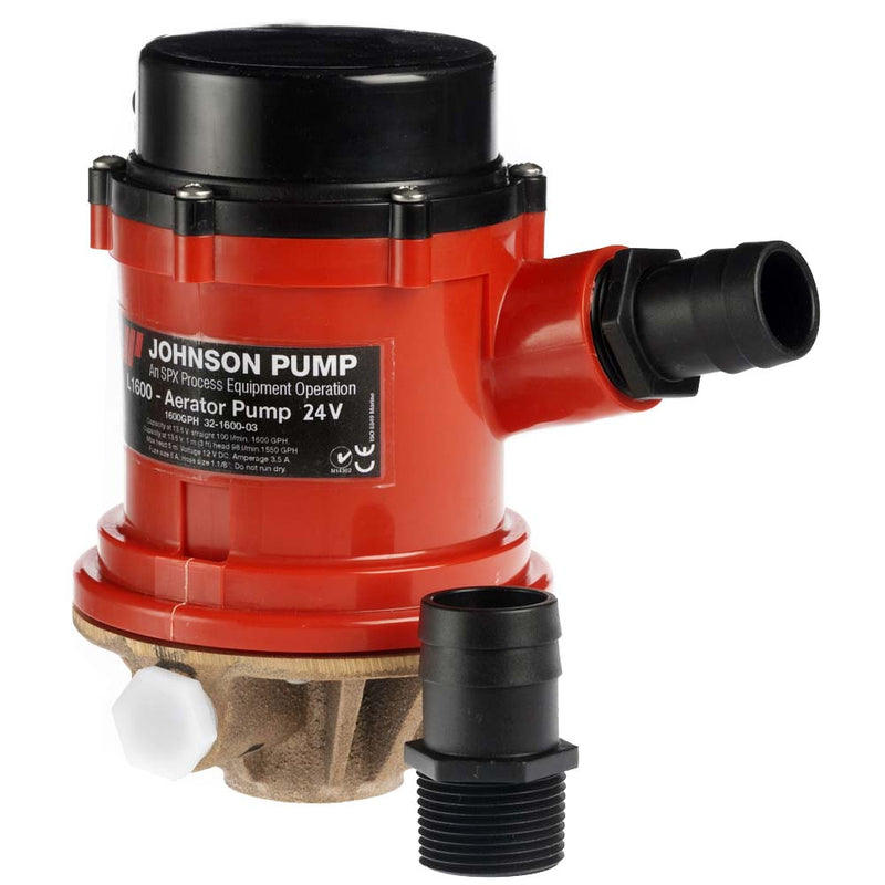 Johnson Pump Pro Series 1600GPH Tournament Livewell-Baitwell Pump - 24V