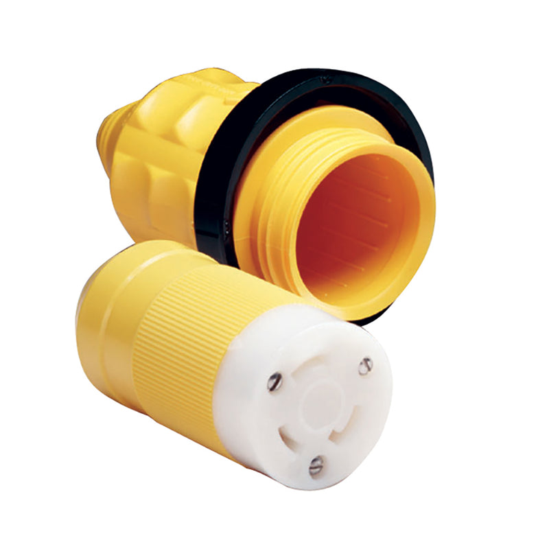 Marinco 305CRCN.VPK 30A Female Connector w-Cover & Rings