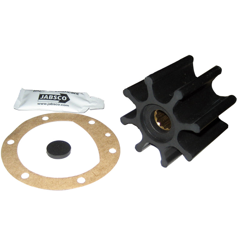 Jabsco Impeller Kit - 8 Blade - Neoprene - 2-9-16" Diameter x 2" W, 5-8" Shaft Diameter