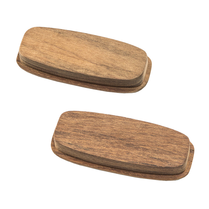 Whitecap Teak Rectangular Drawer Pull - 3-1-4"L - 2 Pack