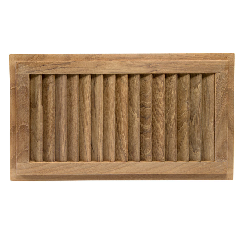 Whitecap Teak Louvered Insert - 16" x 9-1-8" x 3-4"