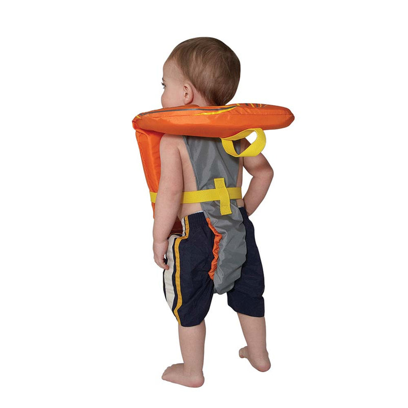 Full Throttle Baby-Safe Vest - Infant to 30lbs - Orange-Grey