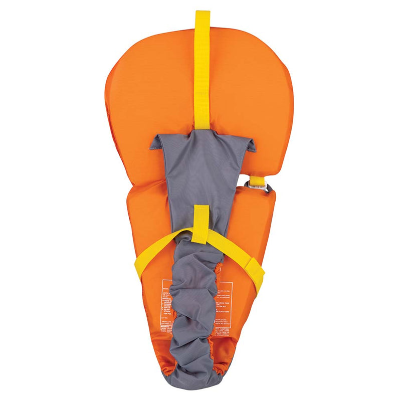 Full Throttle Baby-Safe Vest - Infant to 30lbs - Orange-Grey