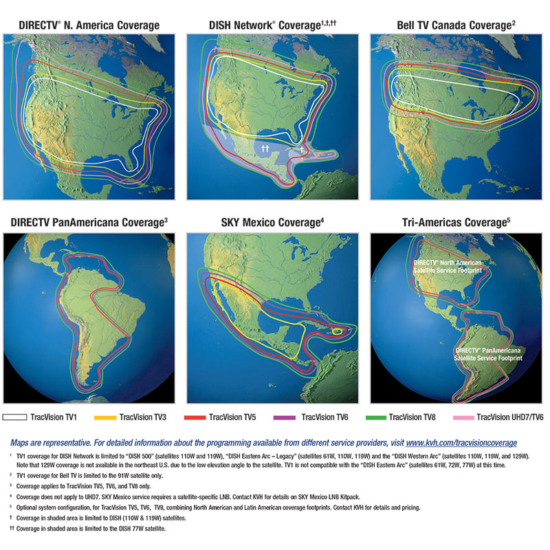 KVH TracVision TV1 - Circular LNB f-North America