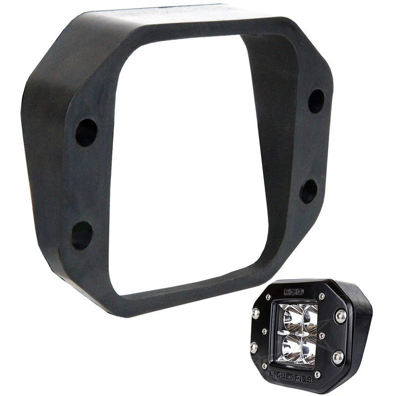 RIGID Industries D-Series Angled Flush Mount Kit - Up-Down