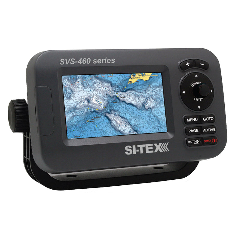 SI-TEX SVS-460C Chartplotter - 4.3" Color Screen w-Internal GPS and Navionics+ Flexible Coverage