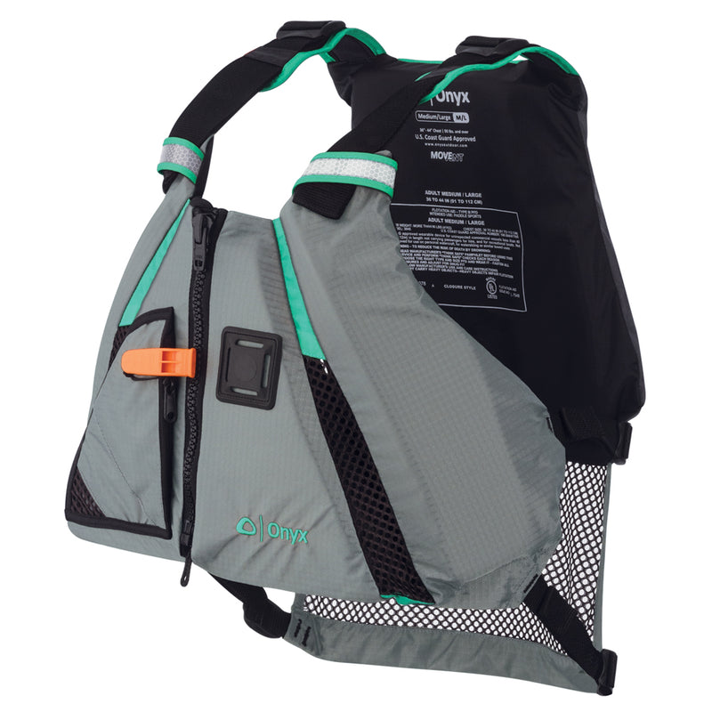 Onyx MoveVent Dynamic Paddle Sports Life Vest - XS-SM - Aqua