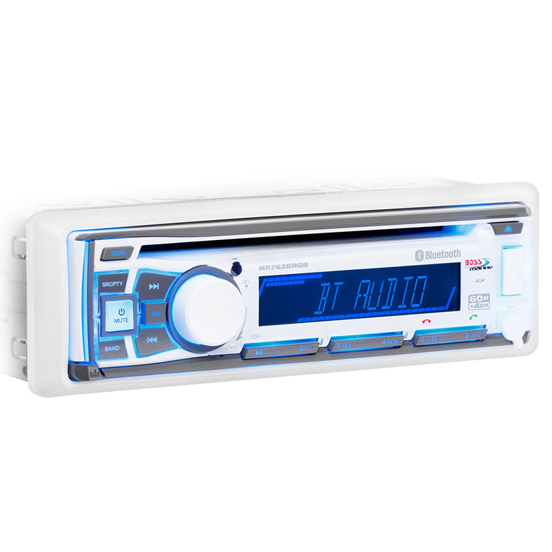 Boss Audio MR762BRGB Marine Stereo w-AM-FM-CD-BT-USB