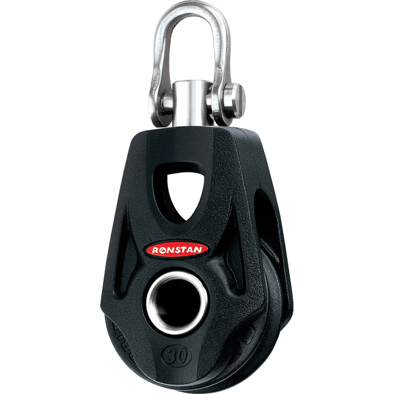 Ronstan Series 30 Ball Bearing Orbit Block - Single - Becket - Swivel Shackle Head