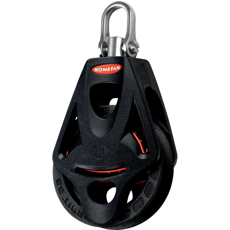 Ronstan Series 40 Ball Bearing Orbit Block - Single - Becket - Swivel Head