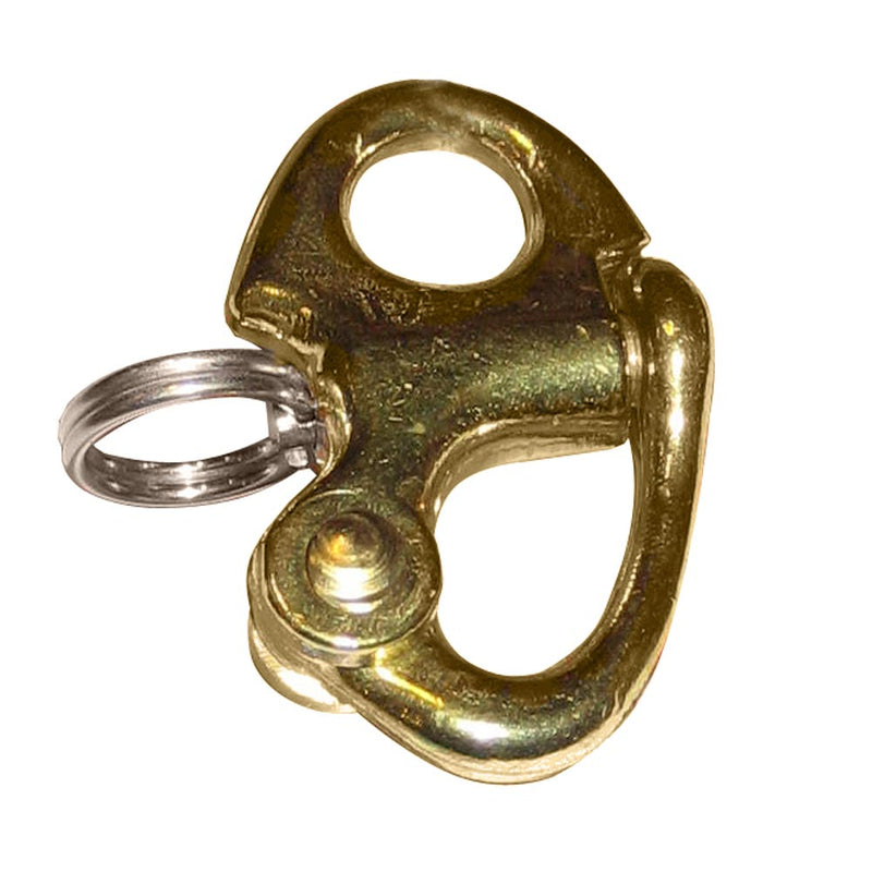 Ronstan Brass Snap Shackle - Fixed Bail - 41.5mm (1-5-8") Length