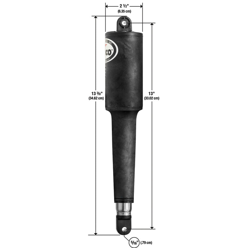 Lenco 102 Series Standard Actuator - 24V - 4-1-4" Stroke