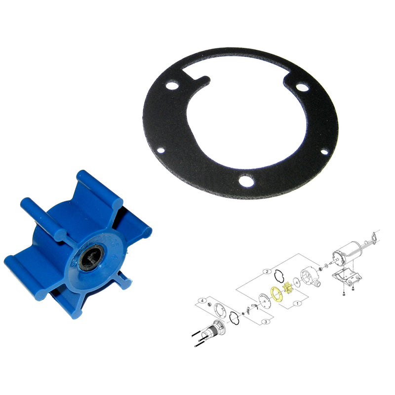 Shurflo by Pentair Macerator Impeller Kit f-3200 Series - Includes Gasket