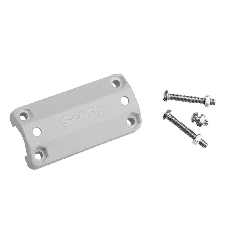 Scotty 242 Rail Mount Adapter - 7-8"-1" - White