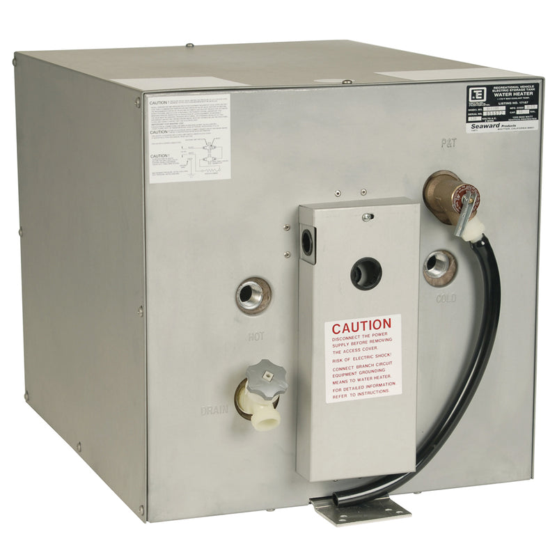 Whale Seaward 11 Gallon Hot Water Heater w-Rear Heat Exchanger - Galvanized Steel - 120V - 1500W