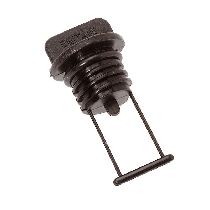 Barton Marine Drain Plug - 15mm (19-32") Bore - Black